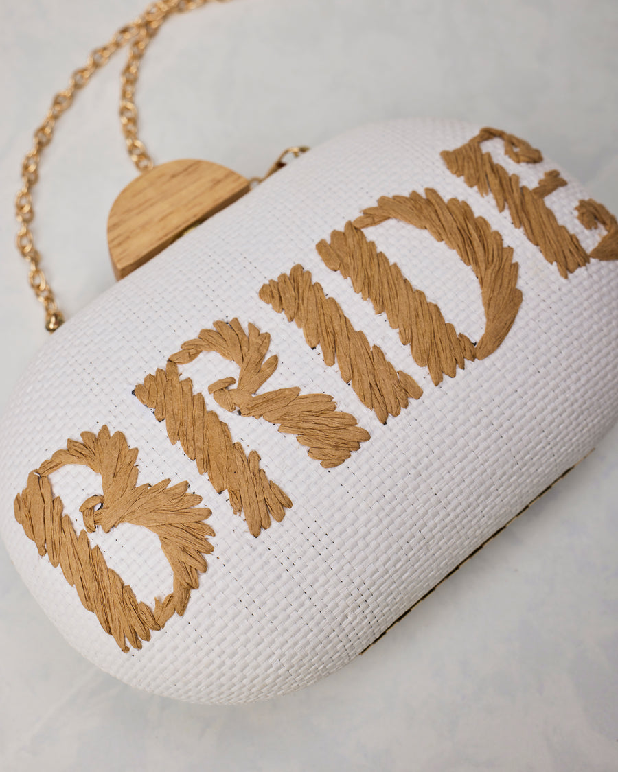 White - Bride Clutch - Shiraleah