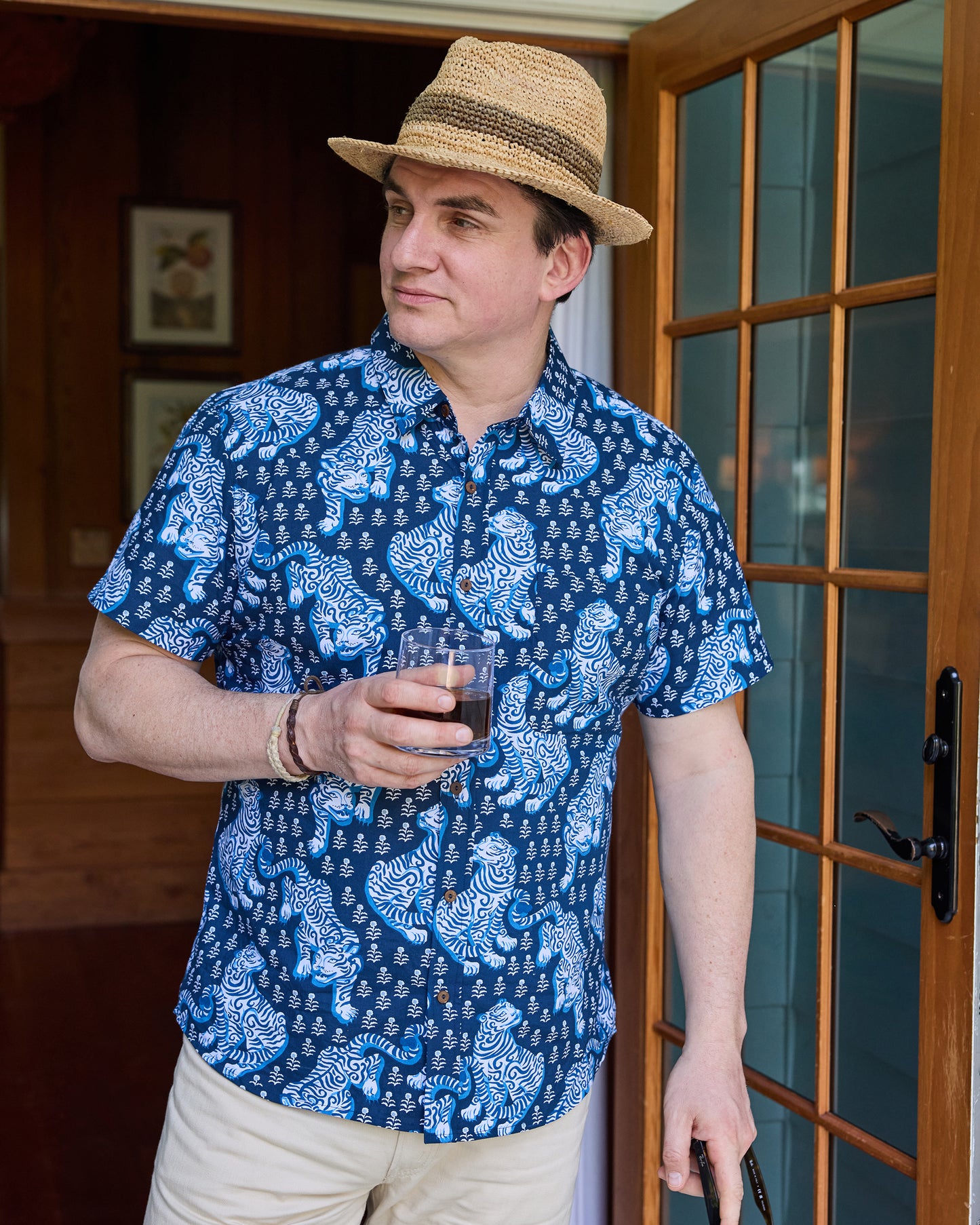 Tiger Queen - The Leo Shirt - Indigo