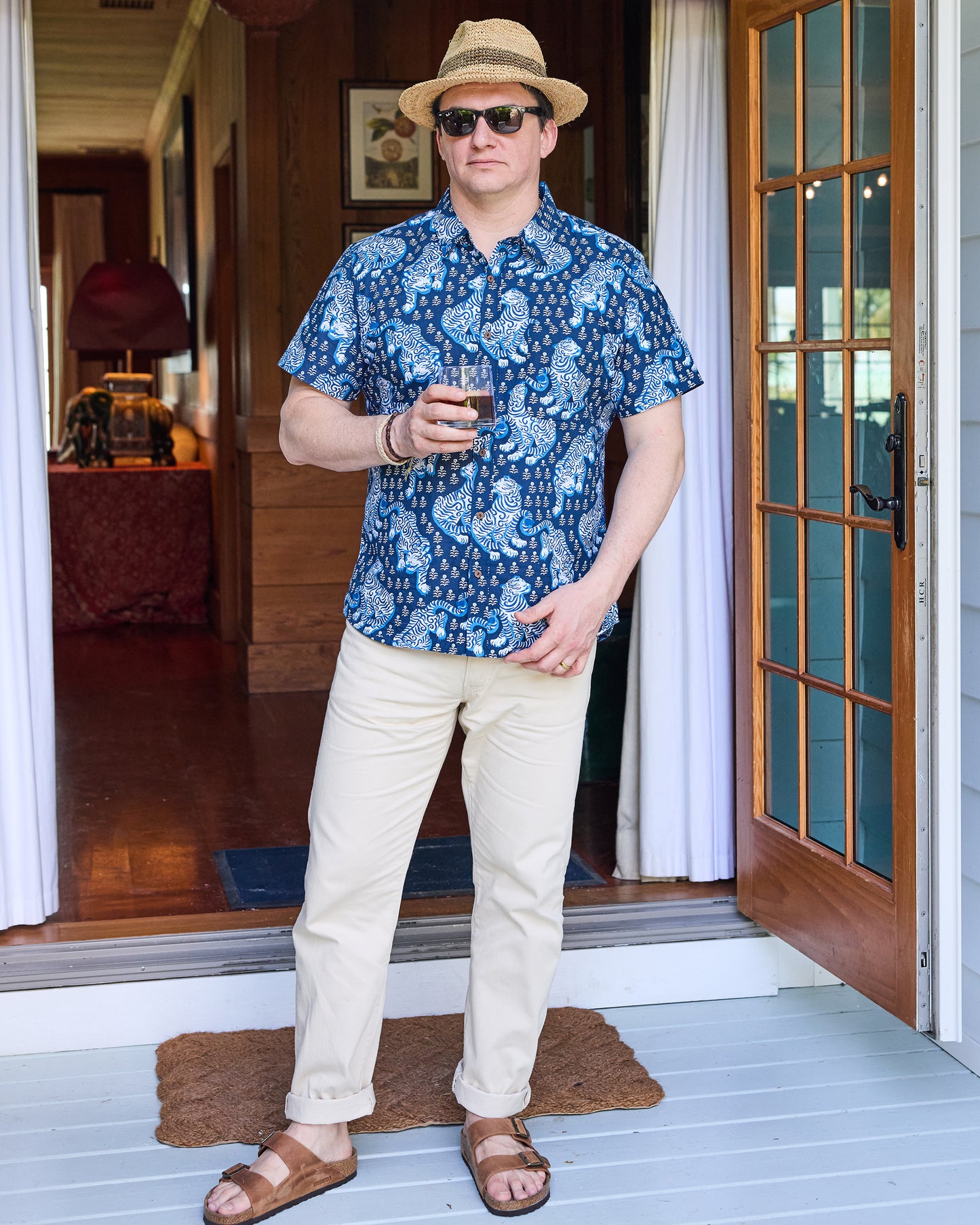 Tiger Queen - The Leo Shirt - Indigo