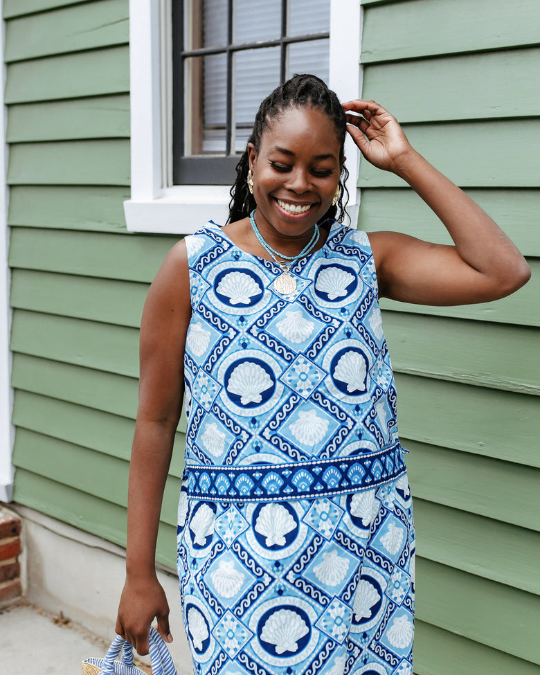 Tide & Tile - Riviera Set - Seashell Blue - Printfresh