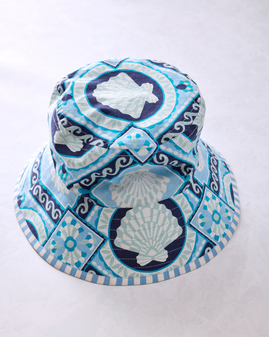 Tide & Tile - Bucket Hat - Seashell Blue - Printfresh