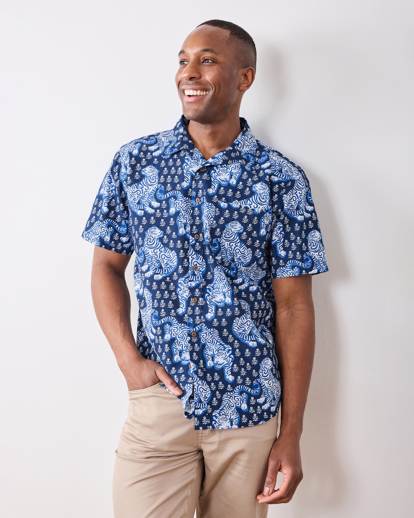 Tiger Queen - The Leo Shirt - Indigo