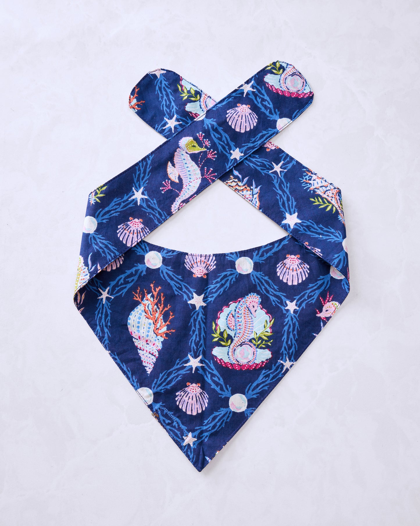 Underwater Enchantment - Pet Bandana - Navy - Printfresh