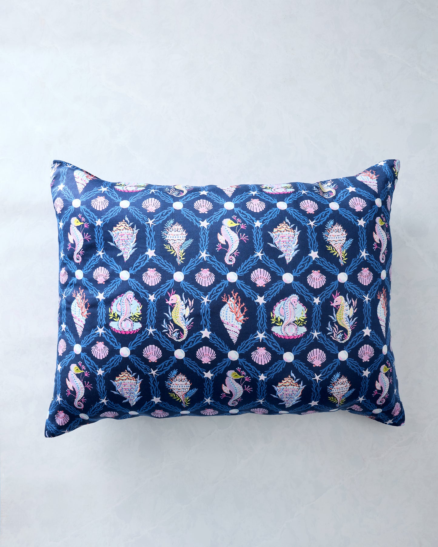 Underwater Enchantment - Eco Satin Pillowcase - Navy - Printfresh