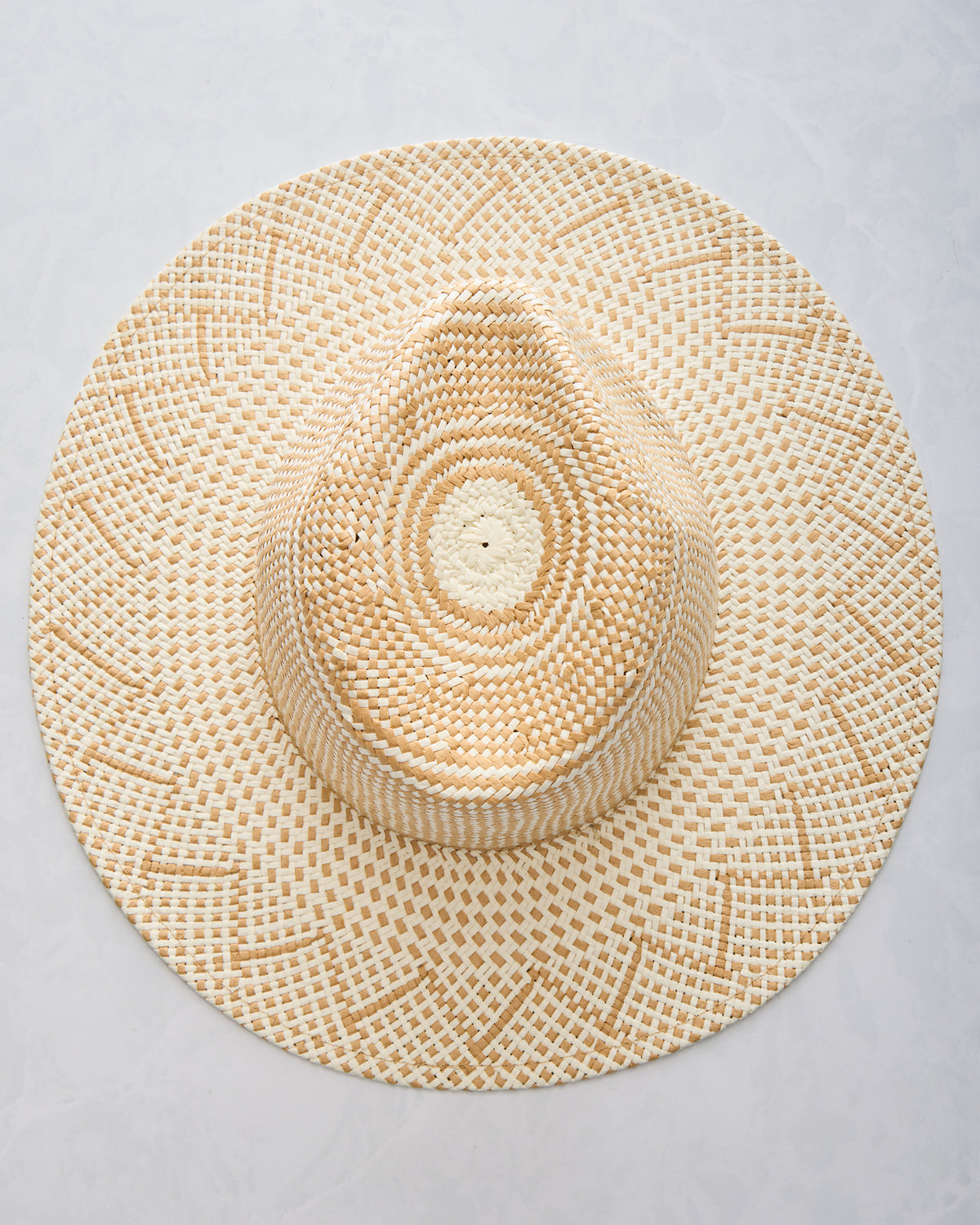 Ivory/Tan - Luxe Packable Hat - Hat Attack - Printfresh
