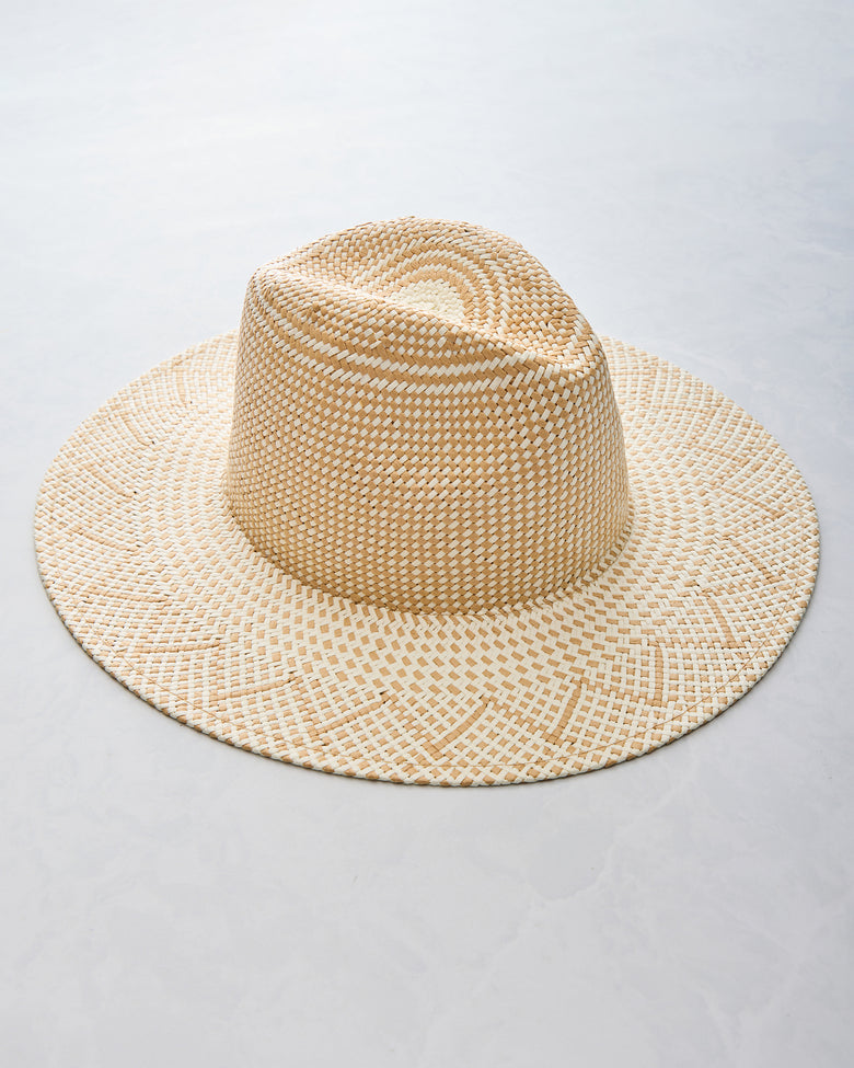 Ivory/Tan - Luxe Packable Hat - Hat Attack - Printfresh