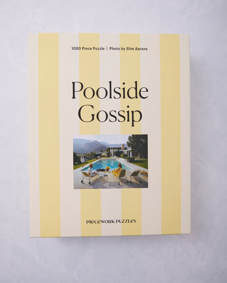Slim Aarons Poolside Gossip - 1000 Piece Puzzle - Piecework Puzzles - Printfresh
