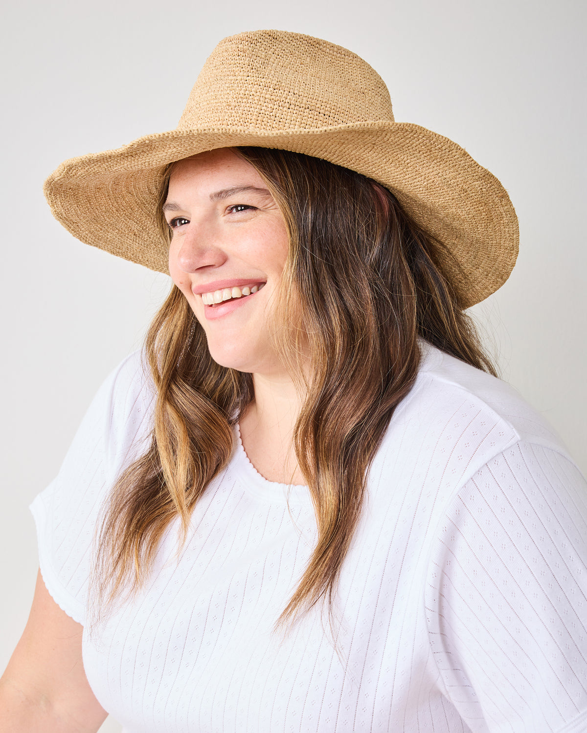Natural - Raffia Crochet Continental Hat - Hat Attack - Printfresh