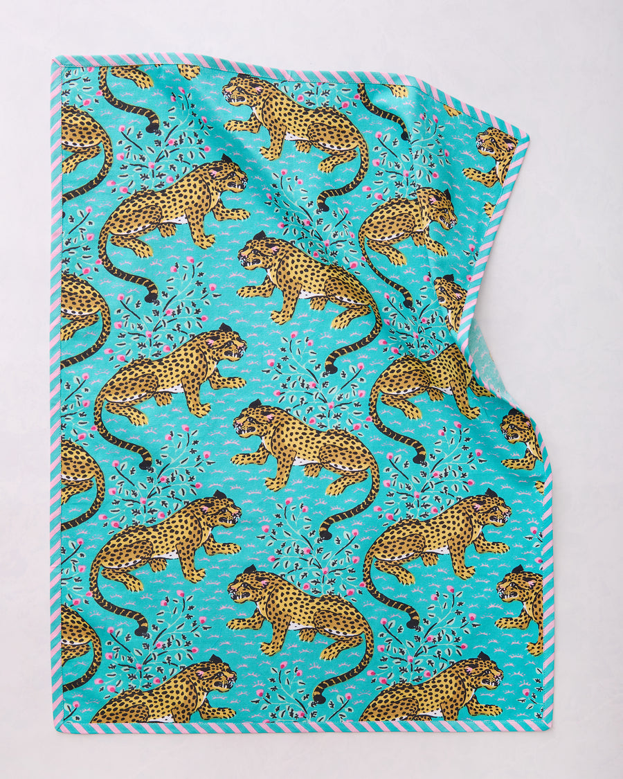 Bagheera - Tea Towels Set of 2 - Turquoise - Printfresh