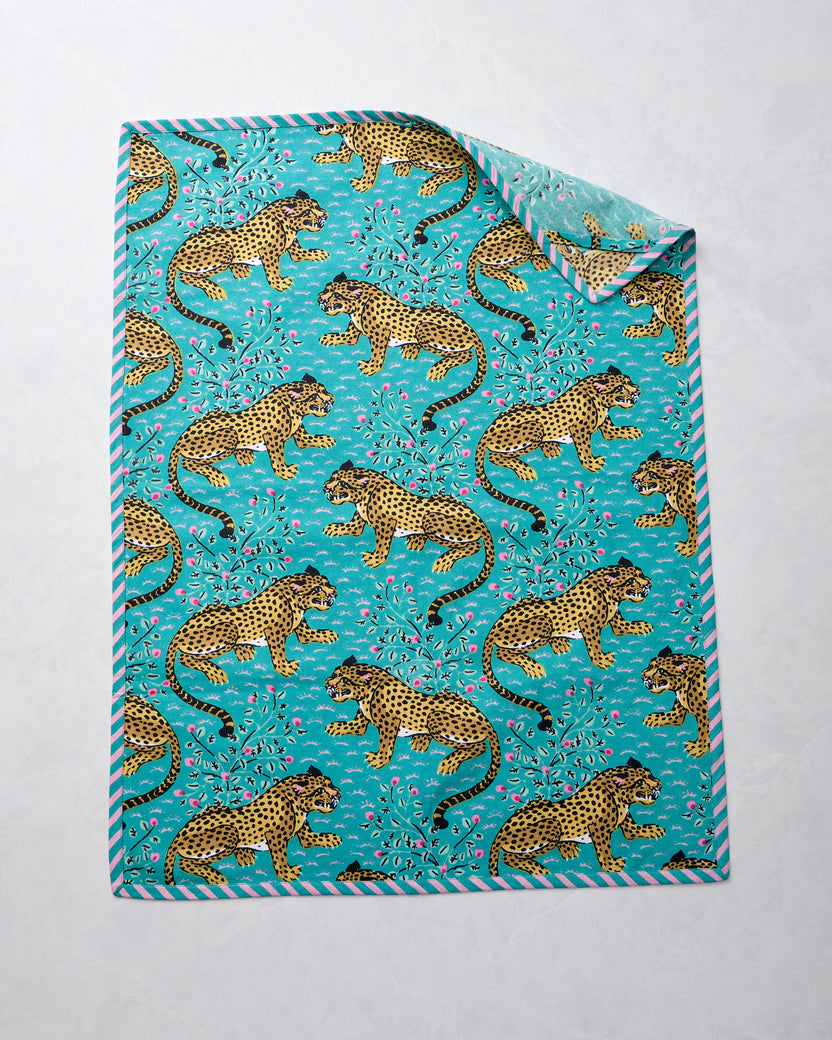 Bagheera - Tea Towels Set of 2 - Turquoise - Printfresh