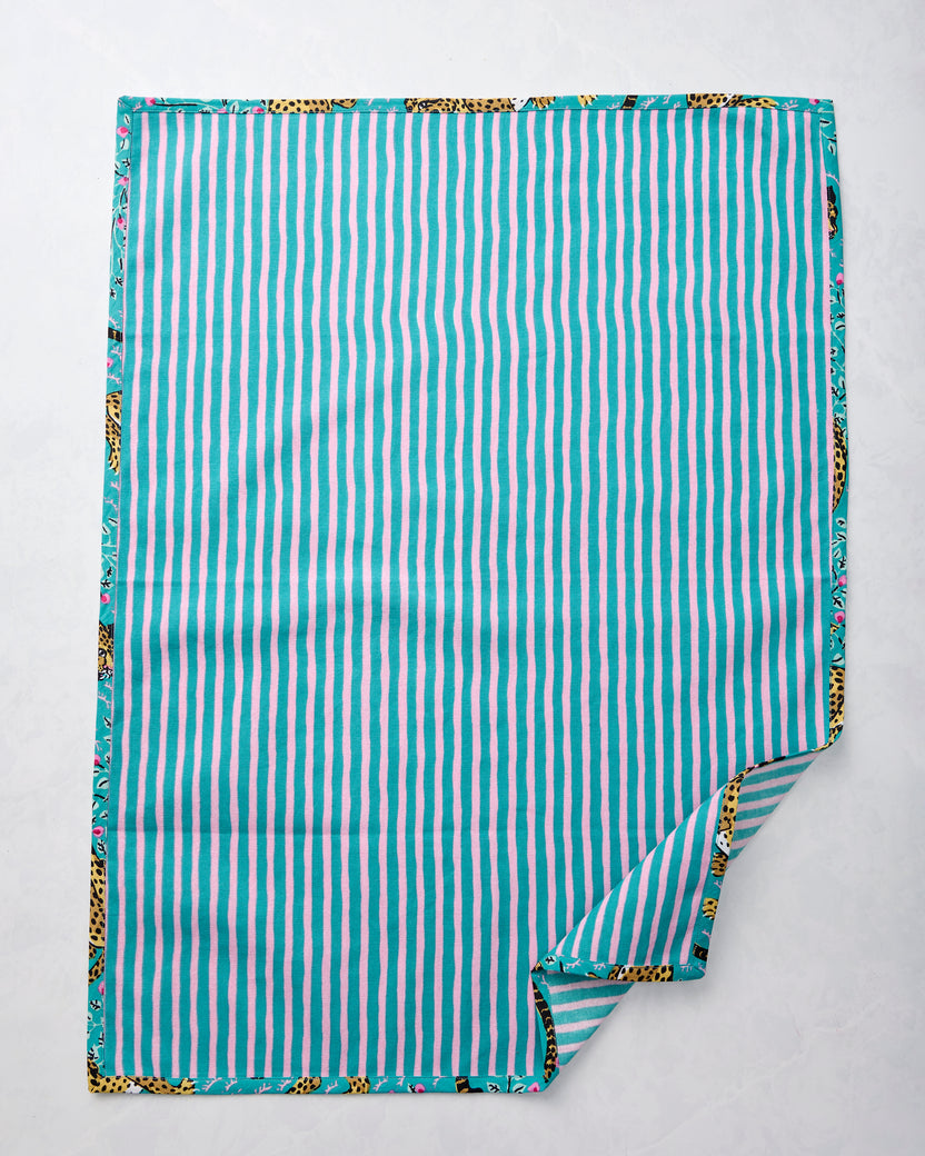 Bagheera - Tea Towels Set of 2 - Turquoise - Printfresh