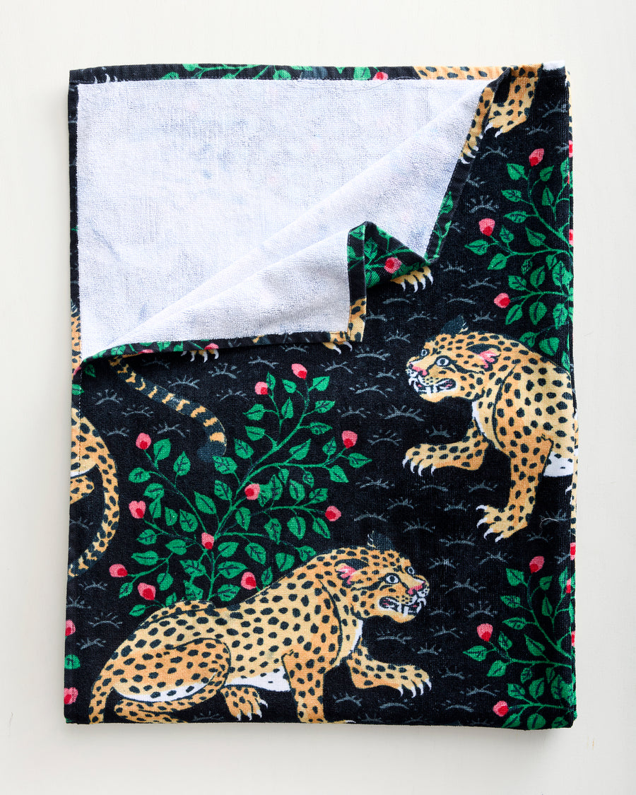 Bagheera - Beach Towel - Ink