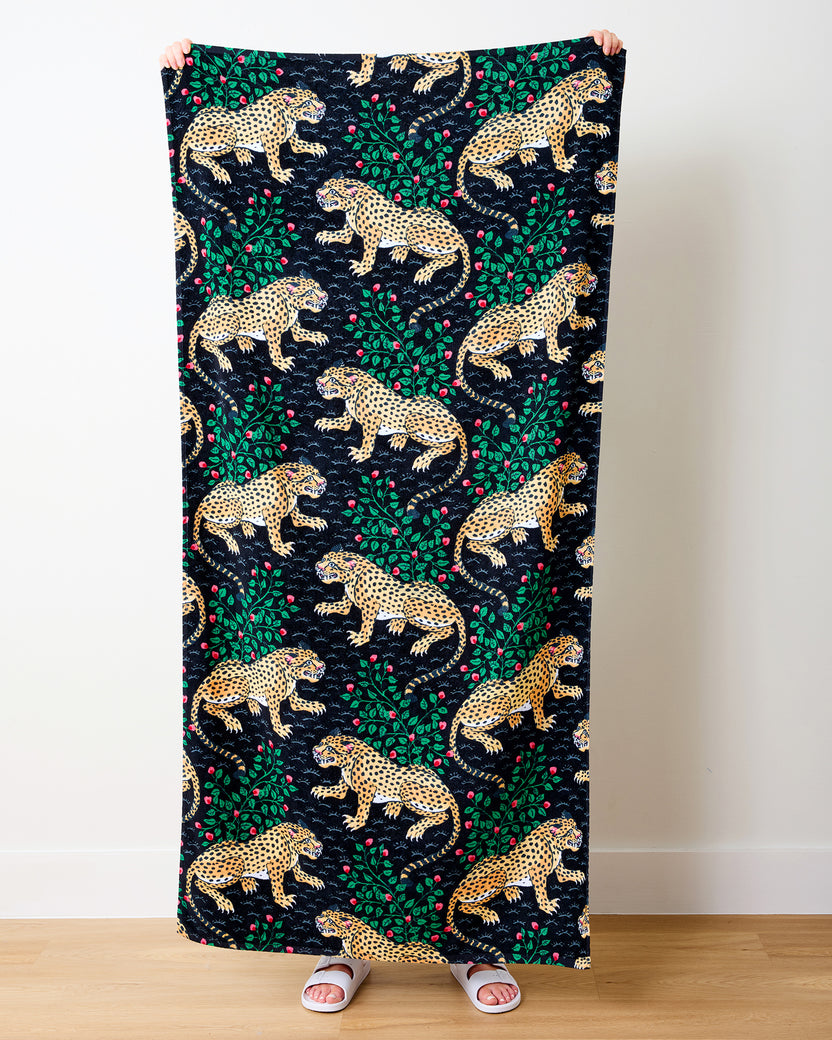 Bagheera - Beach Towel - Ink - Printfresh