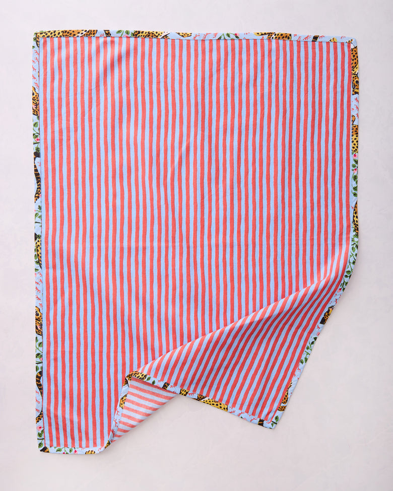 Bagheera - Tea Towels Set Of 2 - Pale Blue - Printfresh