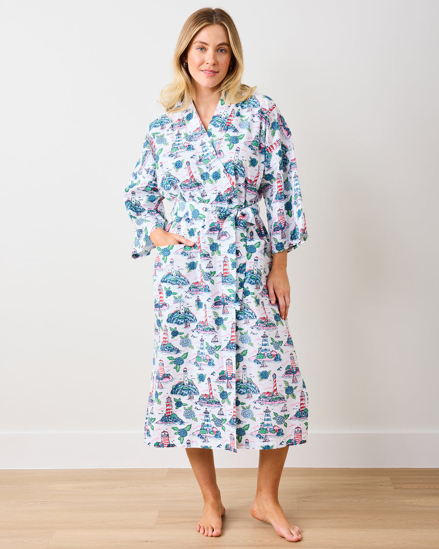 Lighthouse Keeper - Robe - Cloud - Printfresh