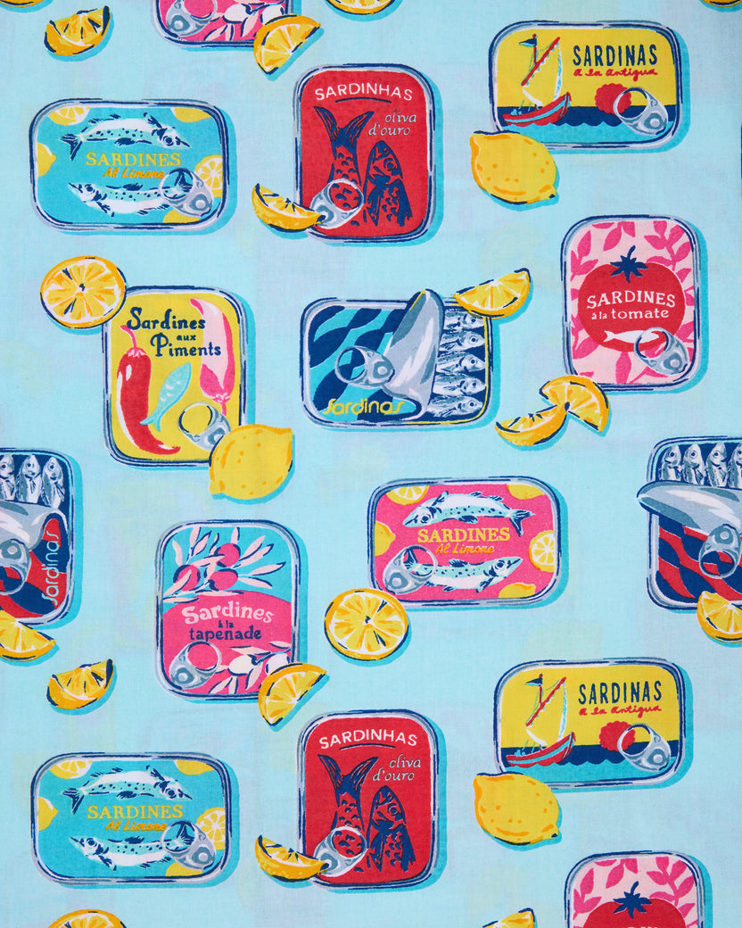 Retro Sardines - Ruffle Shorts & Saturday Tee - Multi - Printfresh