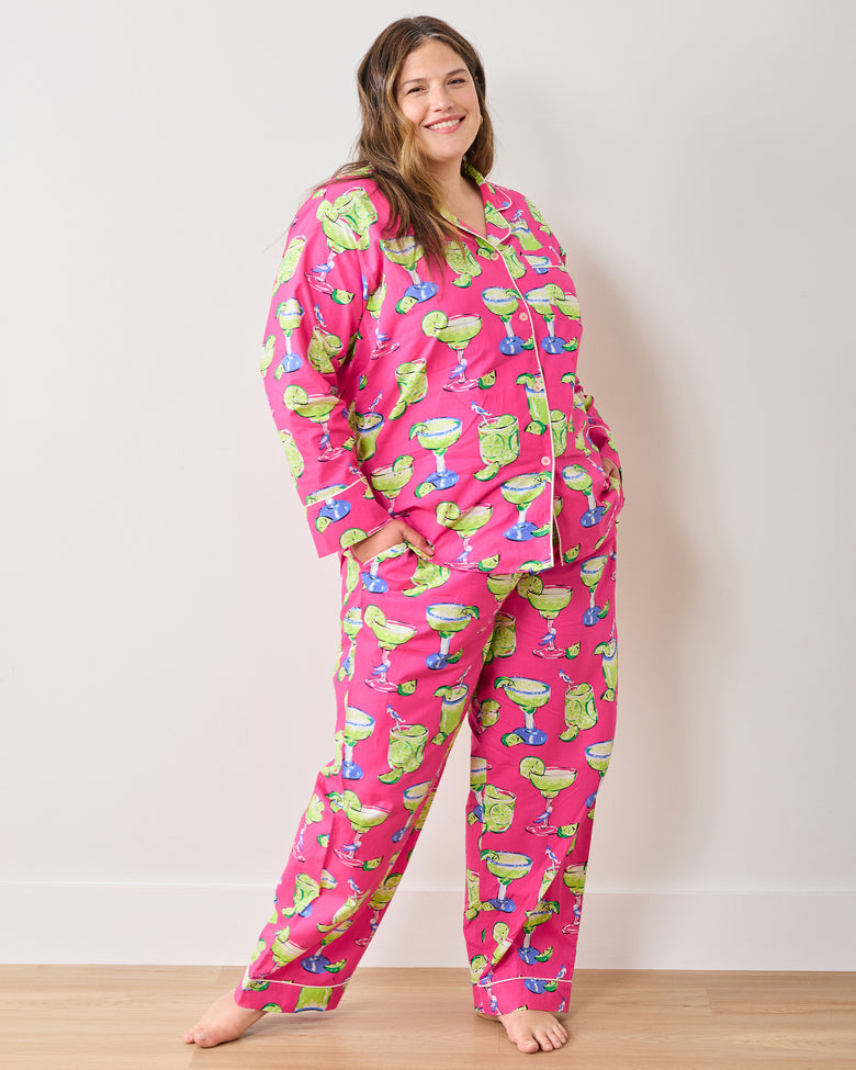 Fresh Margarita - Long PJ Set - Cabo Pink - Printfresh