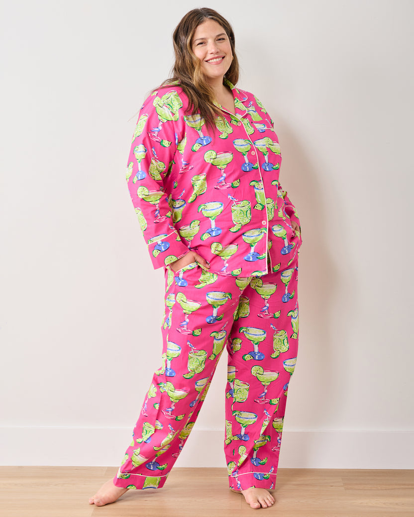 Fresh Margarita - Long PJ Set - Cabo Pink - Printfresh