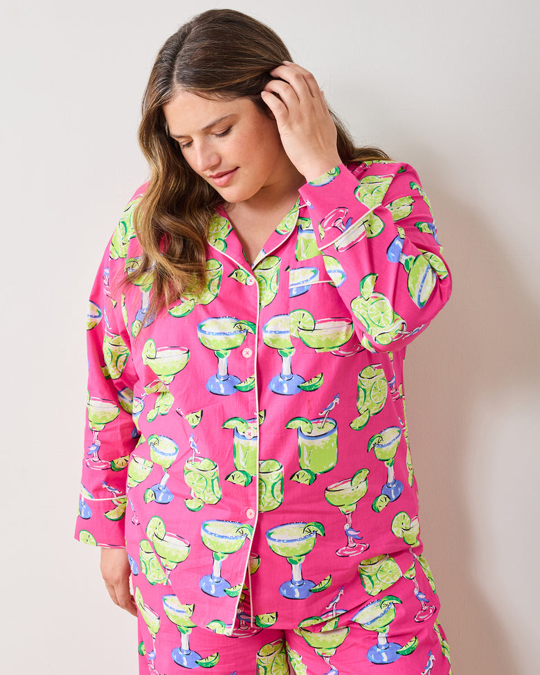 Fresh Margarita - Long PJ Set - Cabo Pink - Printfresh
