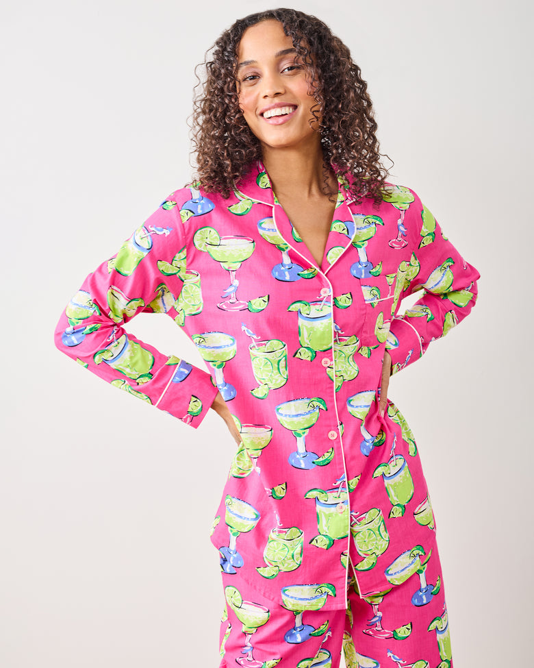 Fresh Margarita - Long PJ Set - Cabo Pink - Printfresh