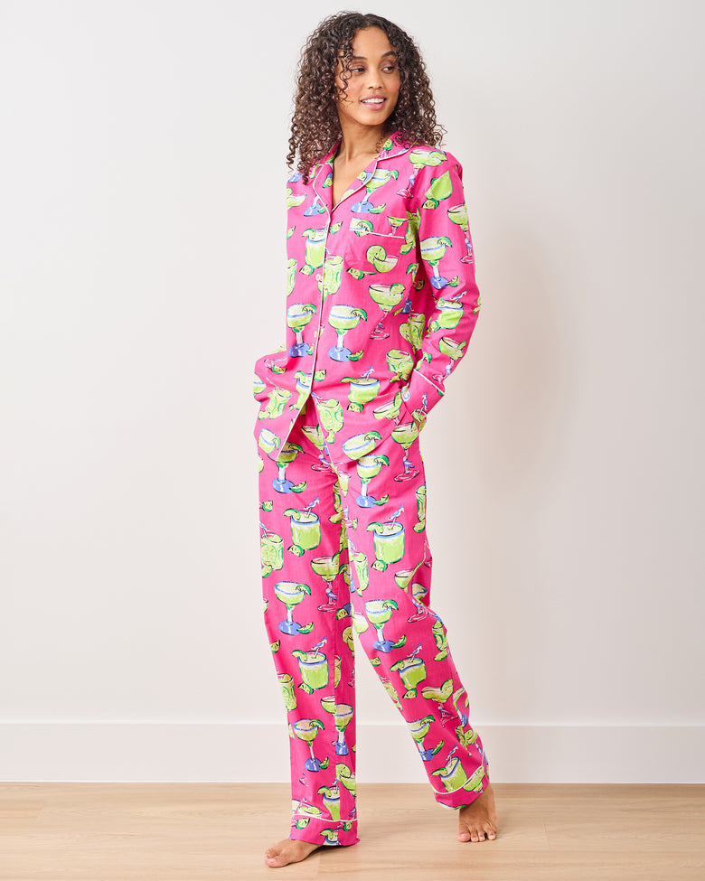 Fresh Margarita - Long PJ Set - Cabo Pink - Printfresh