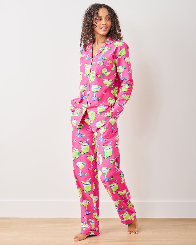 Fresh Margarita - Long PJ Set - Cabo Pink - Printfresh
