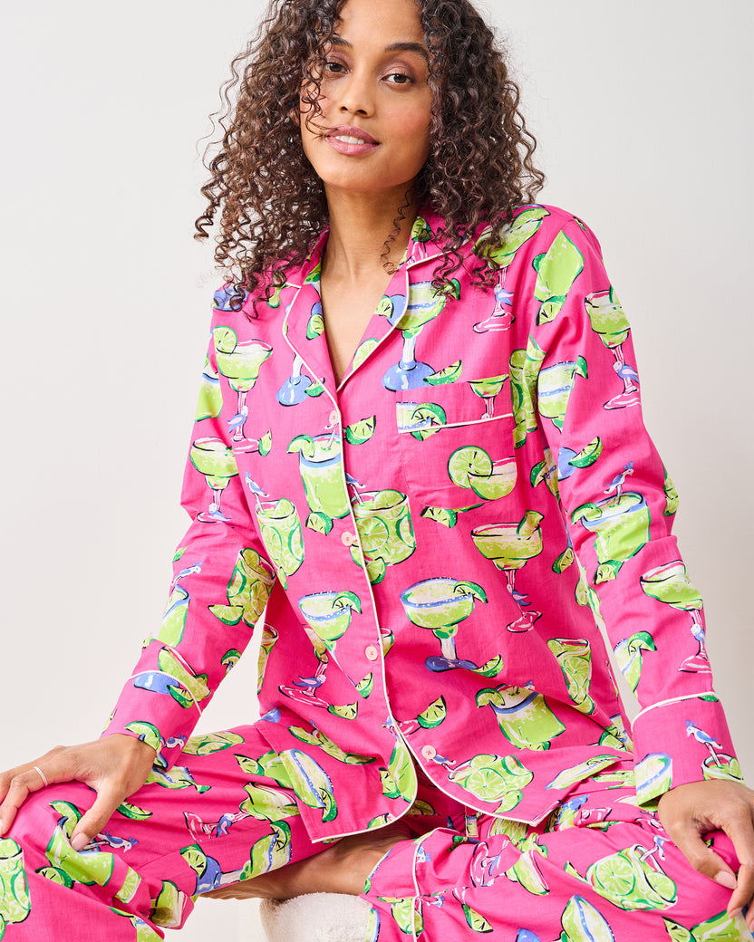 Fresh Margarita - Long PJ Set - Cabo Pink - Printfresh