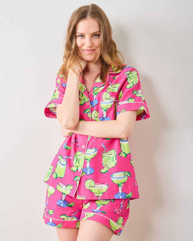 Fresh Margarita - Short PJ Set - Cabo Pink - Printfresh