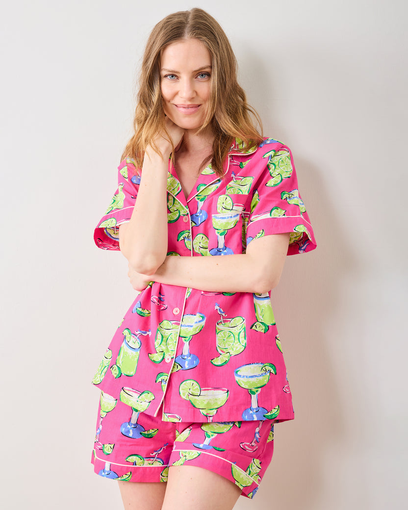 Fresh Margarita - Short PJ Set - Cabo Pink - Printfresh