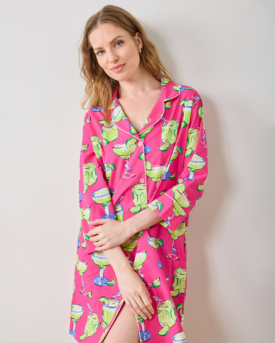 Fresh Margarita - Sleep Shirt - Cabo Pink - Printfresh