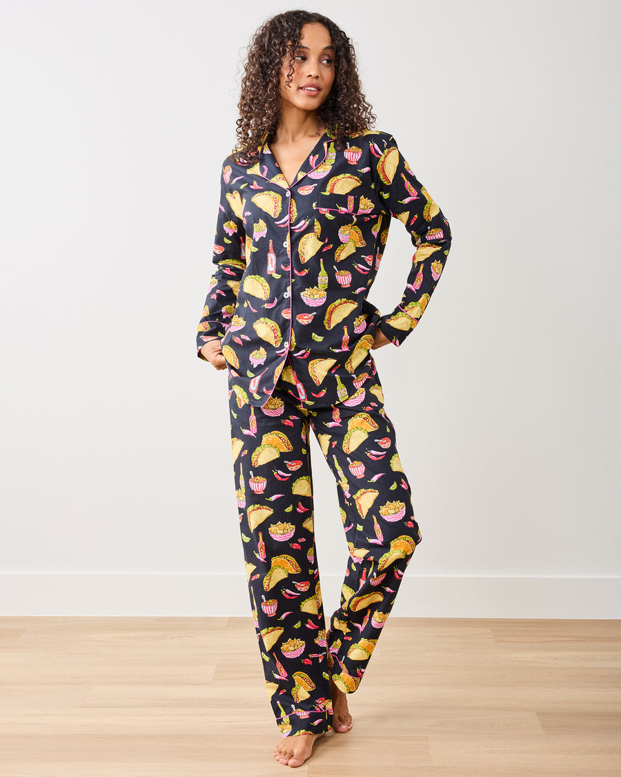 Guac On - Long PJ Set - Lava Rock - Printfresh