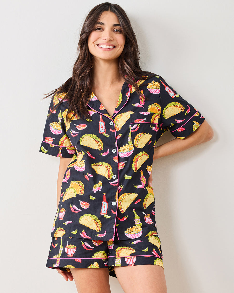 Guac On & Fresh Margarita - Short PJ Set Bundle - Multi - Printfresh