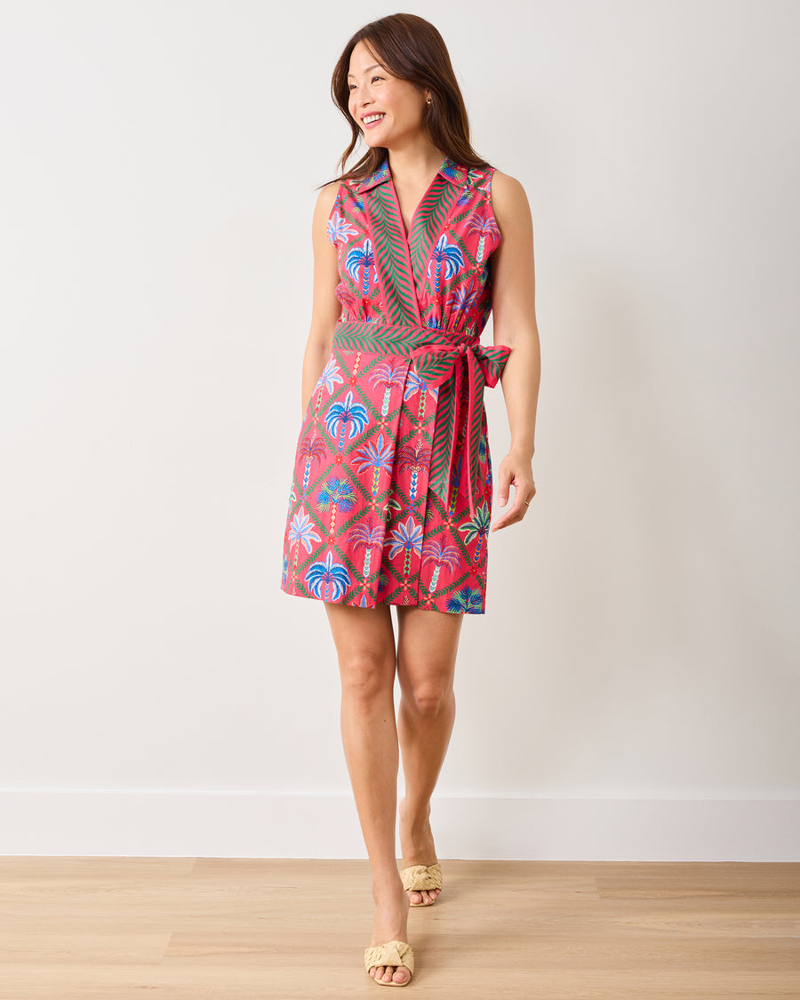 Palm Tree Paradise - Lucia Dress - Cocktail Umbrella - Printfresh