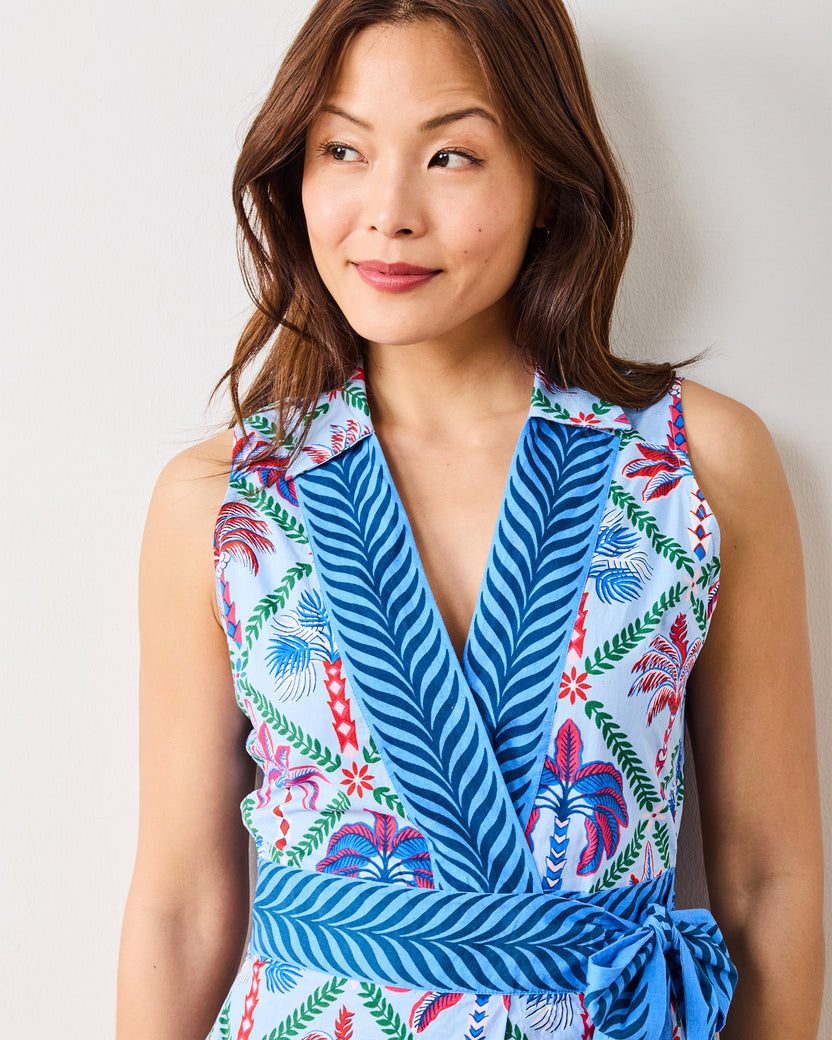 Palm Tree Paradise - Lucia Dress - Lilac Escape - Printfresh