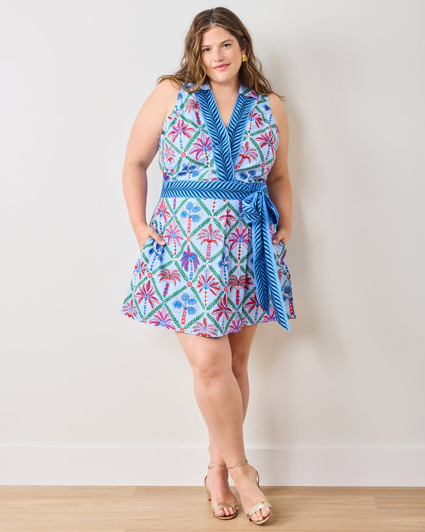 Palm Tree Paradise - Lucia Dress - Lilac Escape - Printfresh