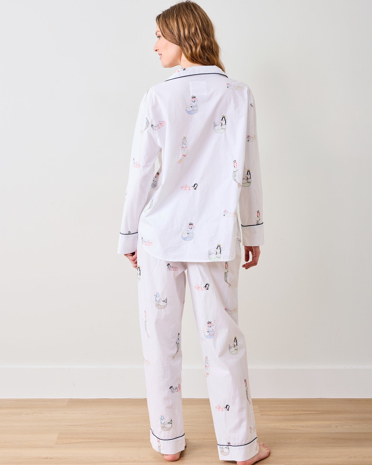Daughters of Triton - Petite Long PJ Set - Cloud