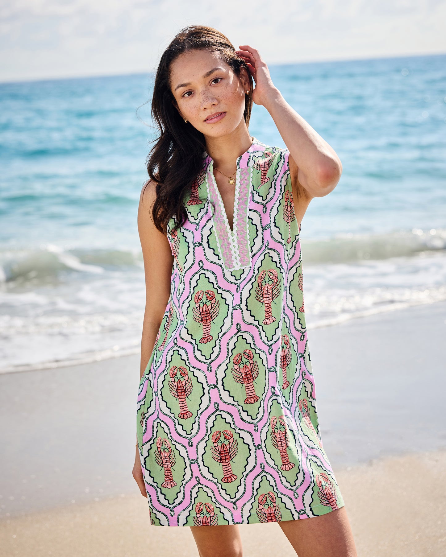 Lobster Lagoon - Ocean View Shift - Pink Mojito - Printfresh