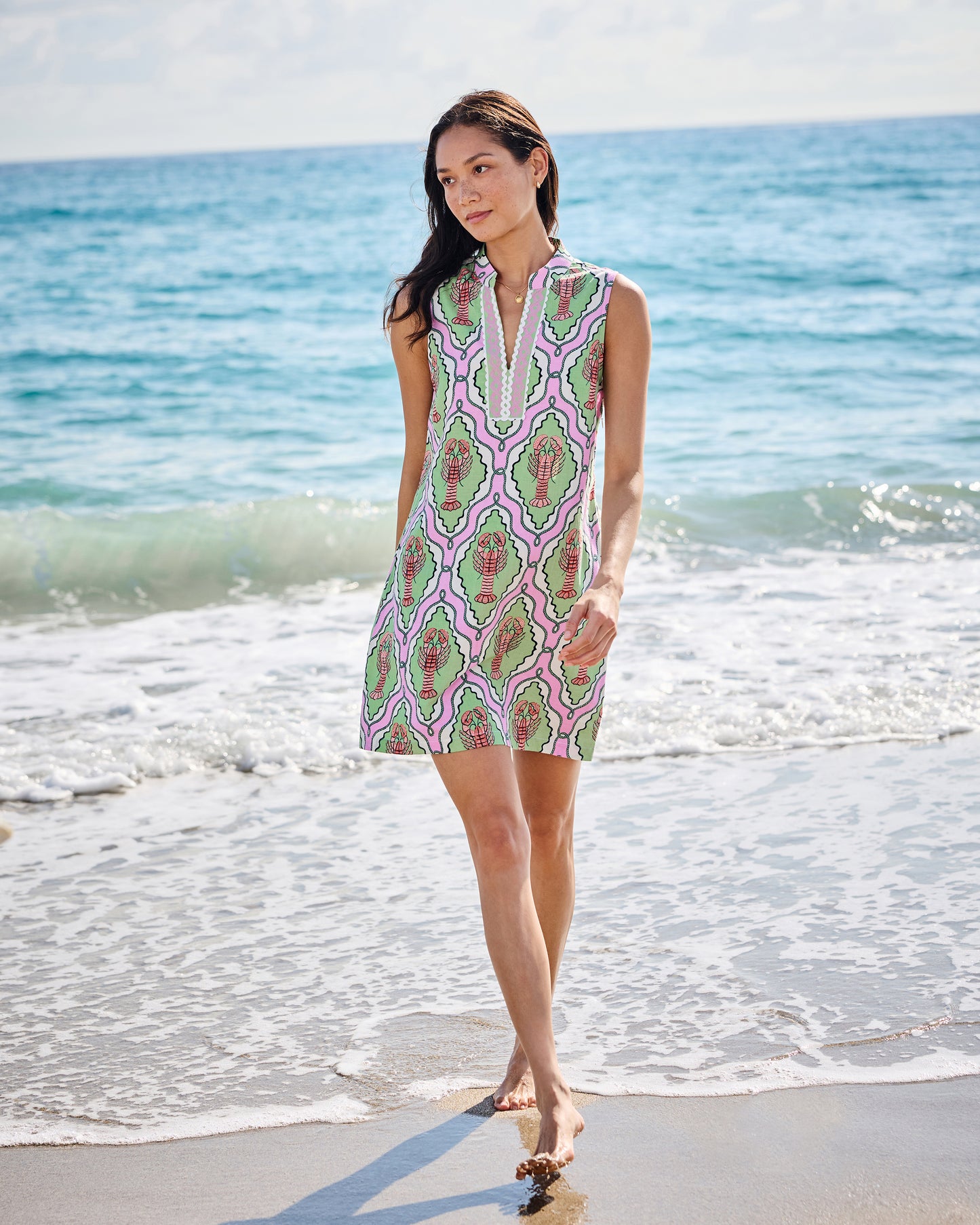 Lobster Lagoon - Ocean View Shift - Pink Mojito - Printfresh