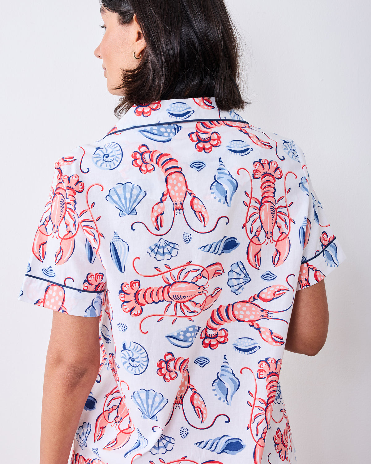 Lobster Landing - Short PJ Set - Cloud - Printfresh