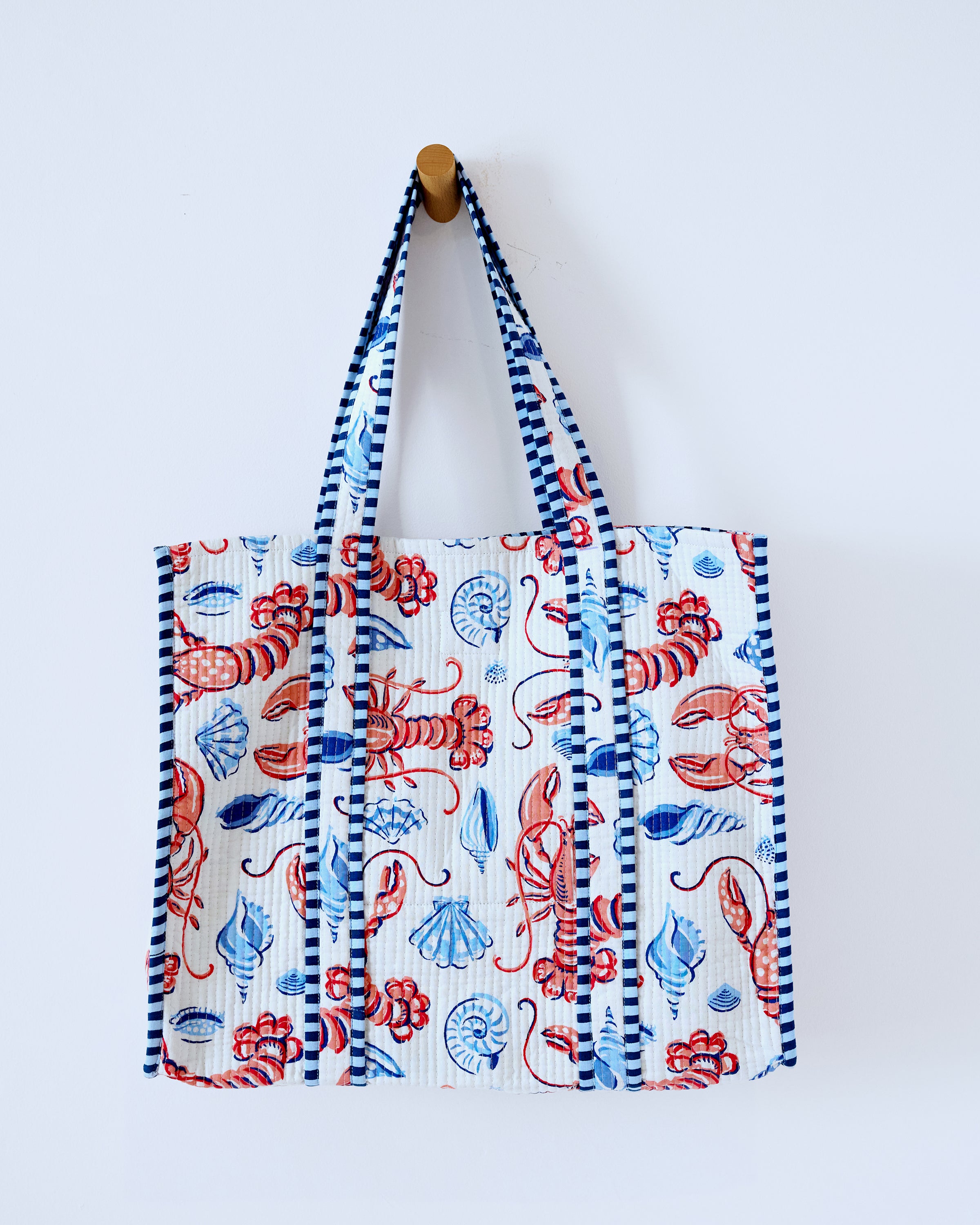 Lobster Landing - The Traveler Tote - Cloud – Printfresh