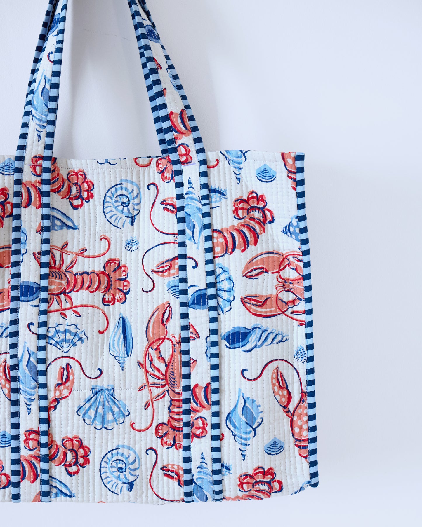 Lobster Landing - The Traveler Tote - Cloud - Printfresh