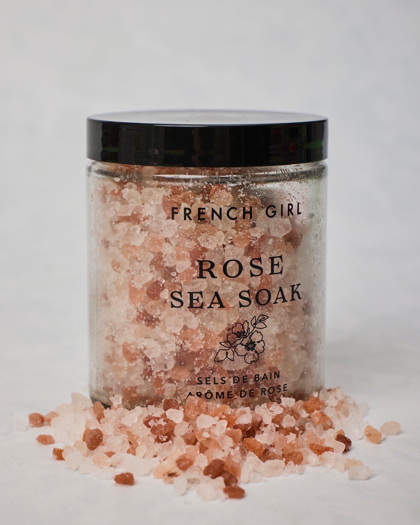 Rose - Organic Calming & Soothing Rose Bath Salts - French Girl
