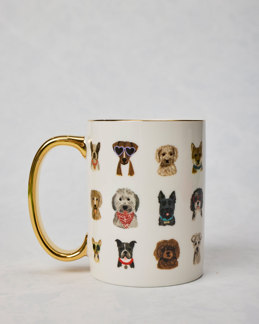 Multi - Dog Days Porcelain Mug - Rifle Paper Co