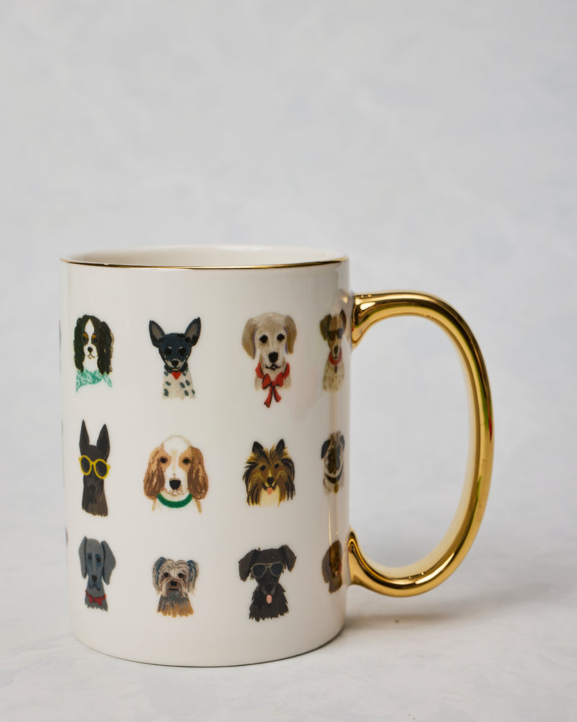 Multi - Dog Days Porcelain Mug - Rifle Paper Co
