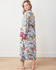 Wise Owls - Satin Robe - Dusty Lilac - Printfresh