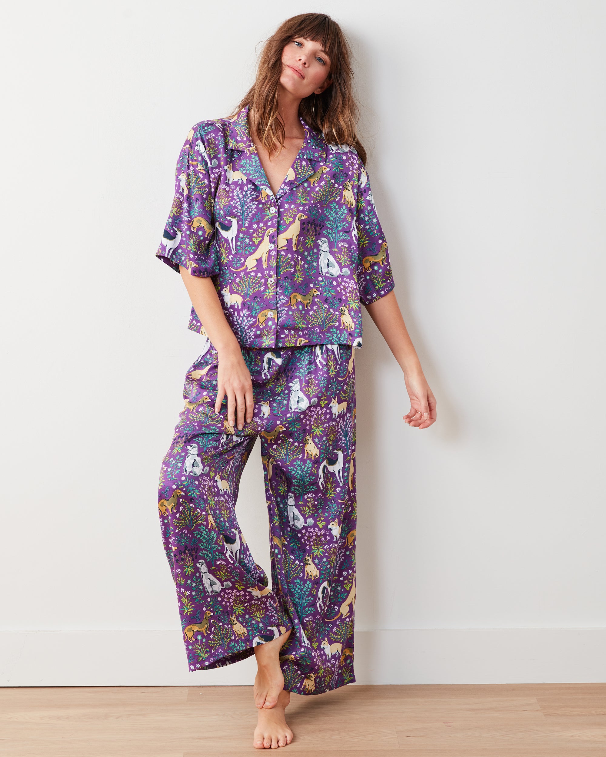 Dog Print Pajamas | Women's Dog Pajamas – Printfresh