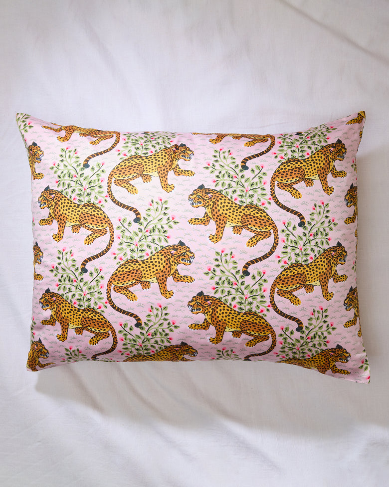 Bagheera - Eco Satin Pillowcase - Blush - Printfresh