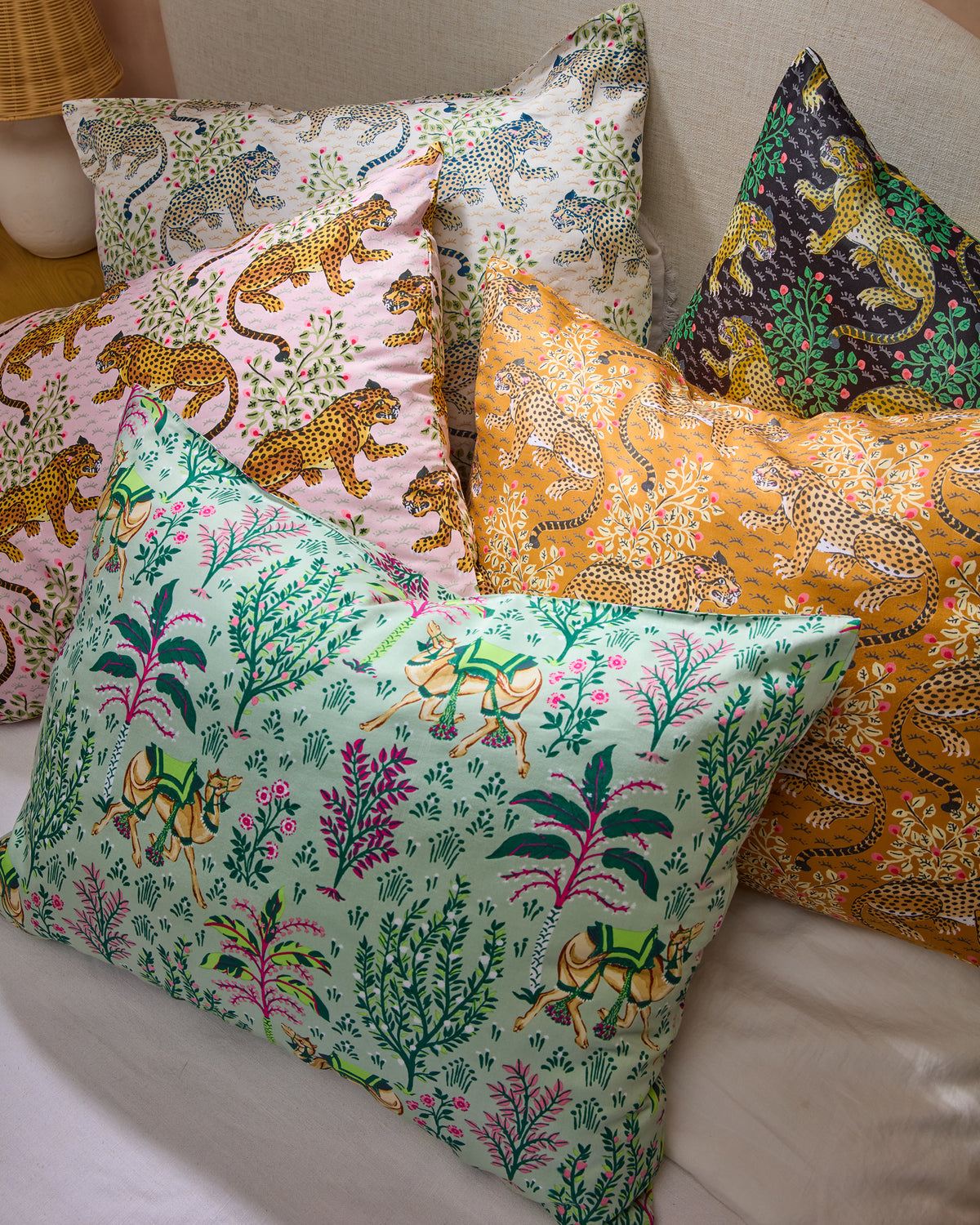 Bagheera - Eco Satin Pillowcase - Blush - Printfresh