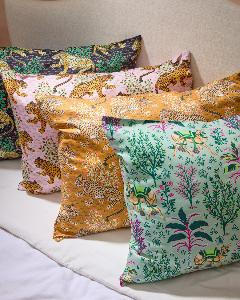 Bagheera - Eco Satin Pillowcase - Blush - Printfresh