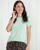 Saturday Tee - Knit T-Shirt 3-Pack - Red Lip/Fresh Mint/Cloud - Printfresh